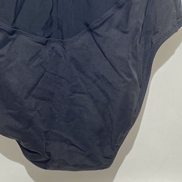 Bond-eye Wopmen's Black Sleeveless Racerback Mesh Padded Swimsuit Size Medium - Picture 8 of 10